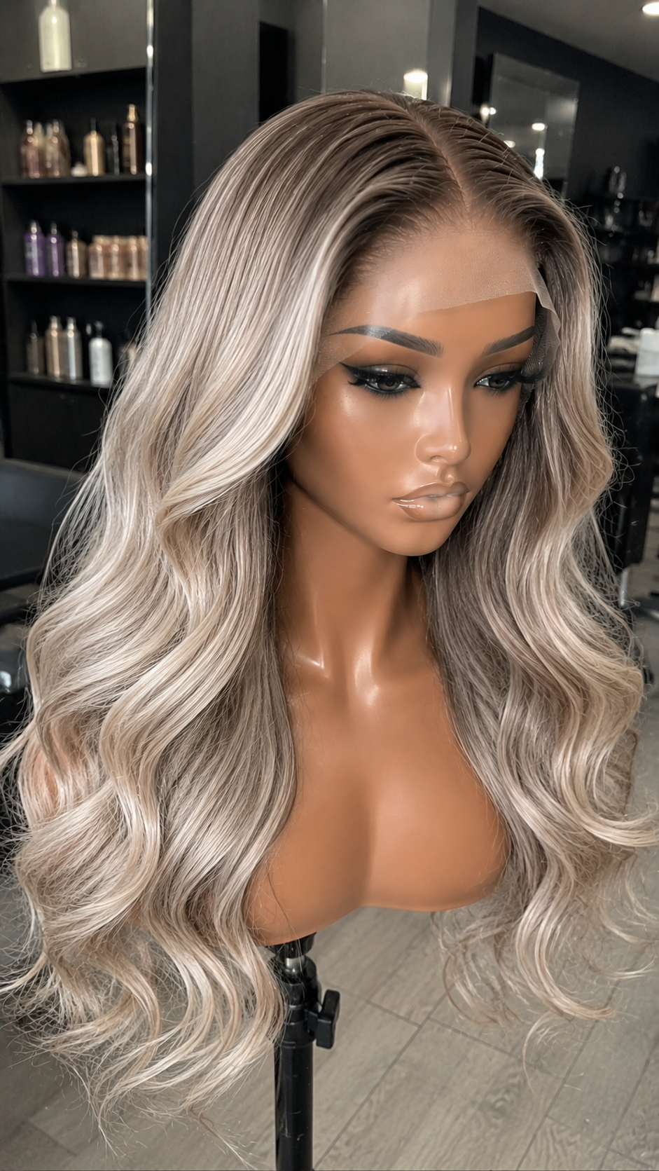 SILVER MUSHROOM | Luxury Wave Wig