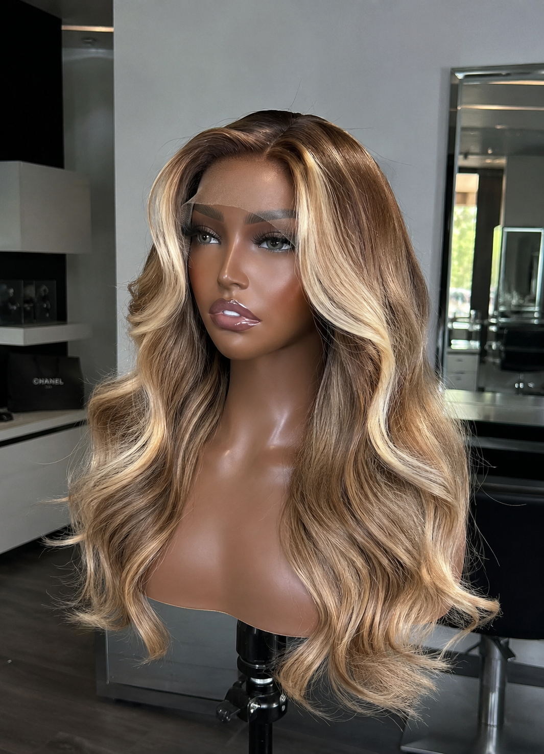 TOFFEE MONEY PIECE | Luxury Wave Wig
