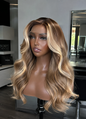 TOFFEE MONEY PIECE | Luxury Wave Wig
