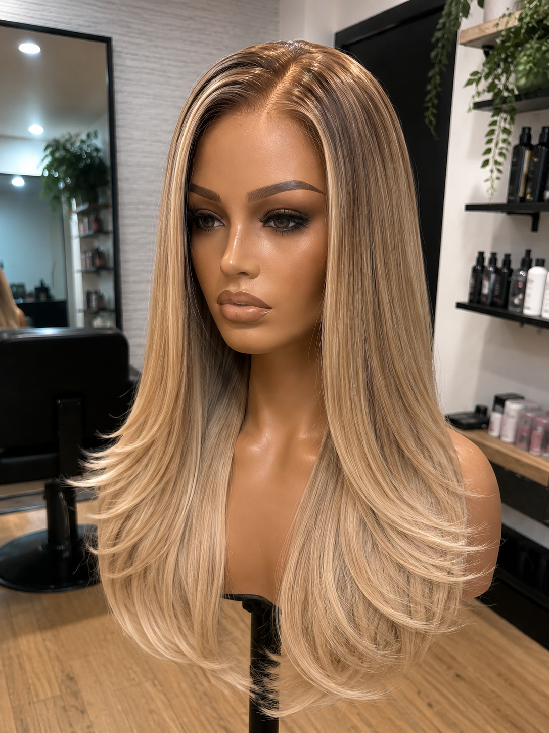 CHAMPAGNE BEIGE | Silk Blowout Wig