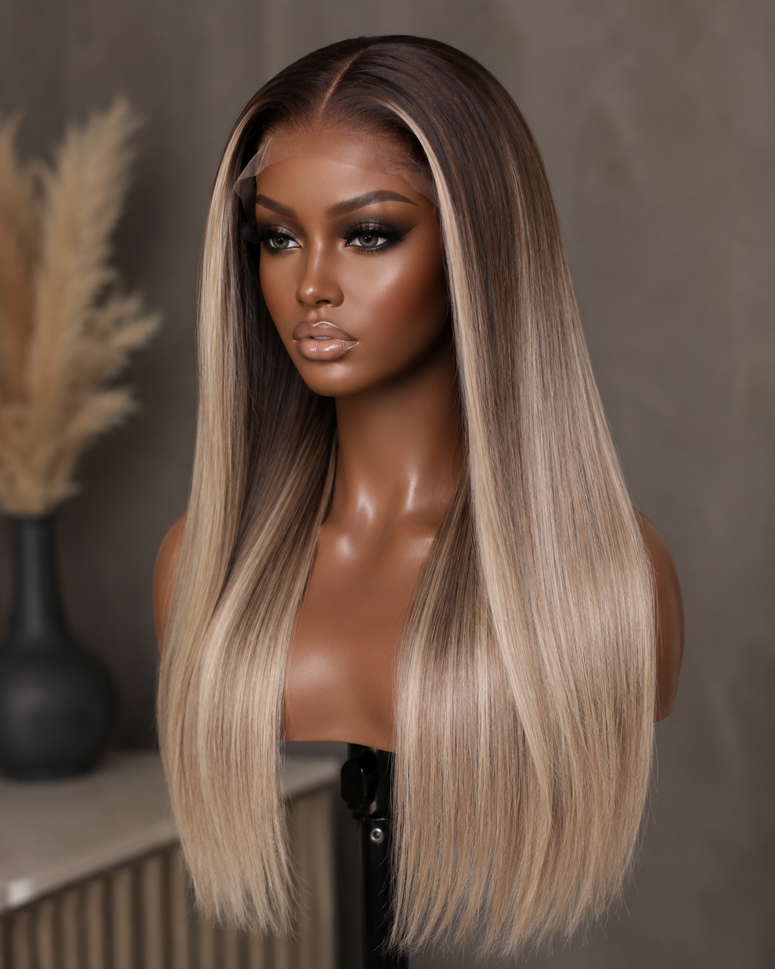 ASH MOCHA | Silk Straight Wig