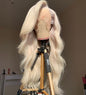 Top Virgin 613 Blonde 13x6 Body Wave Lace Front Wig 180 Density with Baby Hair
