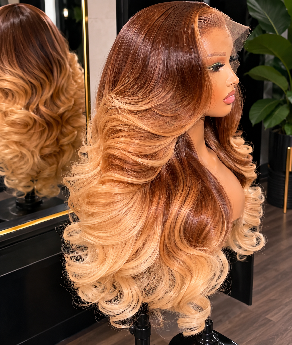 HONEY LUXE | Honey Bronde Body Wave Wig