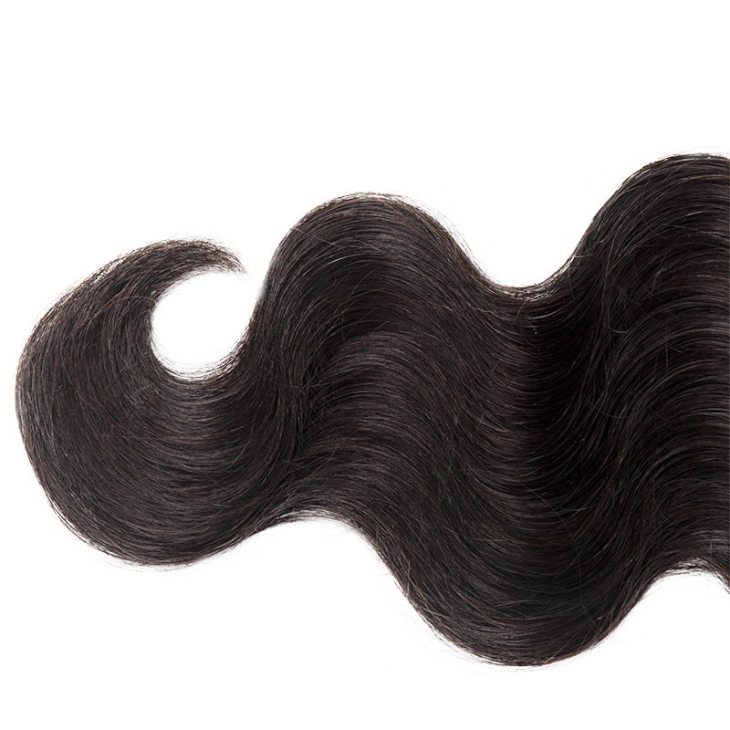 Tip-top Quality Raw Hair Body Wave Hair Extensions 1 Bundle（never hair loss）