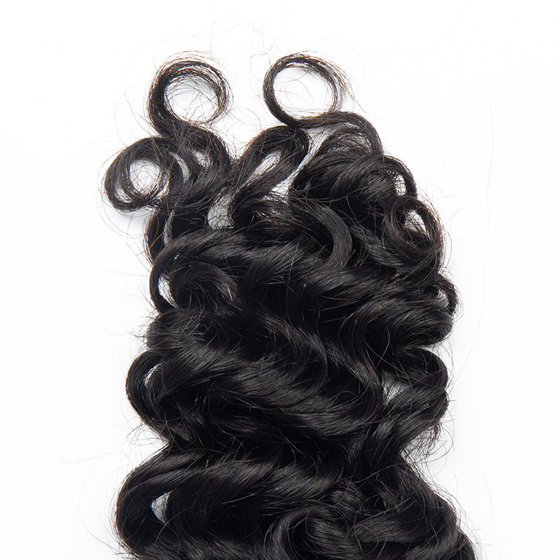 Tip-top Quality Raw Hair Deep Wave Hair Extensions 1 Bundle（never hair loss）
