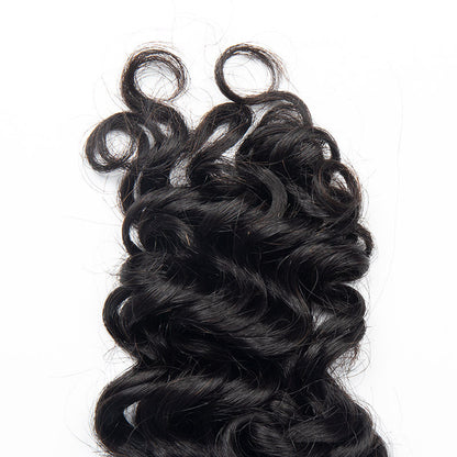 Tip-top Quality Raw Hair Deep Wave Hair Extensions 1 Bundle（never hair loss）