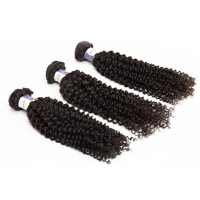 Tip-top Quality Raw Hair Kinky Curly Hair Extensions 3 Bundles（never hair loss）