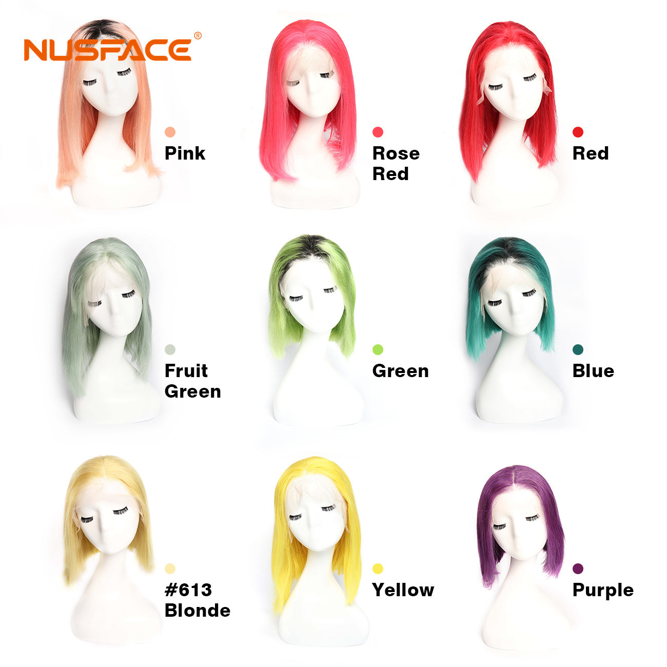 Top Virgin 613 Blonde 13x4 Straight Hair Lace Front Bob Wig 180 Density with Baby Hair (10"-14" Available)